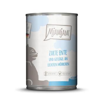24x200g MJAMJAM Kacsa & szárnyas nedves macskatáp kép