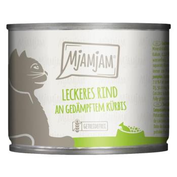 24x200g MjAMjAM nedves macskatáp - Finom marhahús párolt sütőtökkel kép