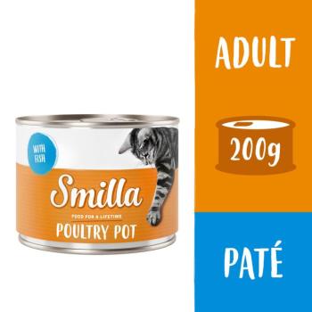 24x200g Smilla szárnyas- & haltál nedves macskatáp- Szárnyas & hal kép
