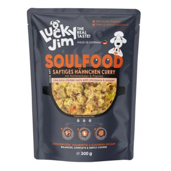 24x300g Lucky Jim Soulfood Csirke curry nedves kutyatáp kép