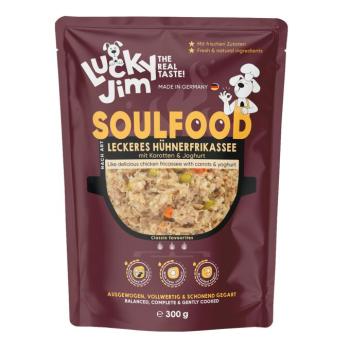 24x300g Lucky Jim Soulfood Csirke-frikasszé nedves kutyatáp