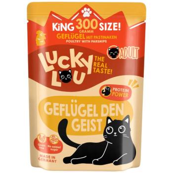 24x300g Lucky Lou Adult Szárnyas nedves macskatáp kép