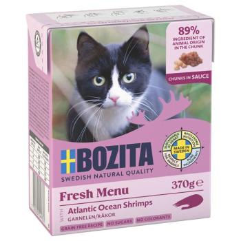24x370g Bozita falatok nedves macskatáp- Garnéla szószban kép
