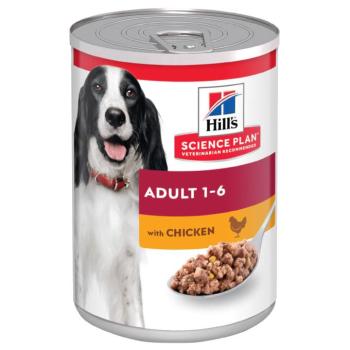 24x370g Hill's Science Plan Adult Adult nedves kutyatáp - Csirke kép