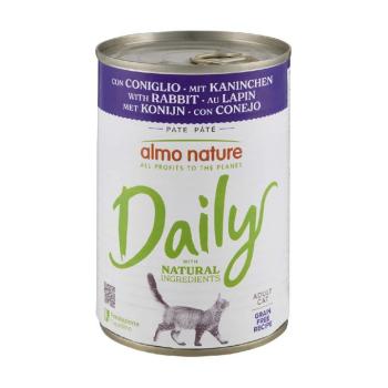 24x400g Almo Nature Daily Menu Nyúl nedves macskaeledel kép