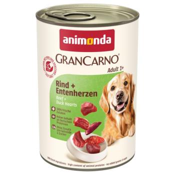 24x400g animonda GranCarno Original Adult Marha & kacsaszív nedves kutyatáp kép