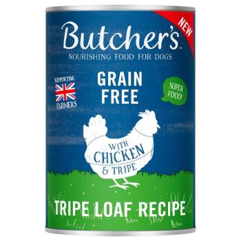 24x400g Butcher's Original Csirke & belsőségek pástétomban gabonamentes nedves kutyatáp kép