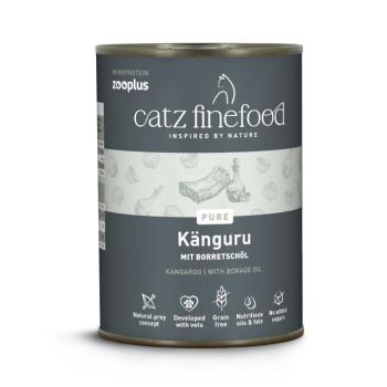 24x400g catz finefood Monoprotein zooplus kenguru nedves macskatáp kép