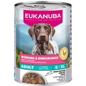 24x400g Eukanuba Special Care Adult Working & Endurance nedves kutyatáp kép