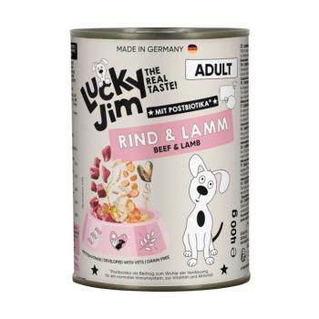 24x400g Lucky Jim Adult Marha & bárány nedves kutyatáp kép