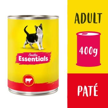 24x400g Smilla Essentials Paté Marha nedves macskatáp kép
