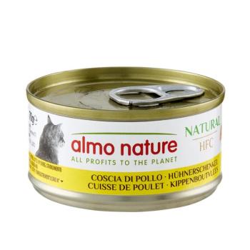 24x70g Almo Natura HFC Natural Csirkecomb nedves macskatáp