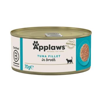 24x70g Applaws tonhalfilé hallében nedves macskatáp kép