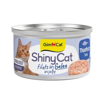 24x70g GimCat ShinyCat Sterilized tonhal aszpikban nedves macskatáp kép