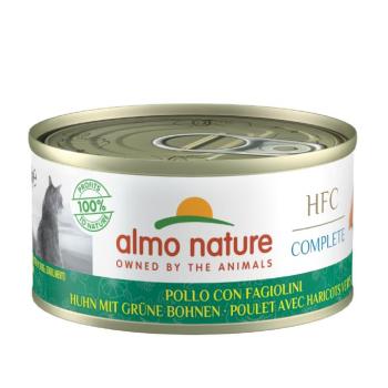 24x70g Nature HFC Complete Csirke & zöldbab nedves macskaeledel kép