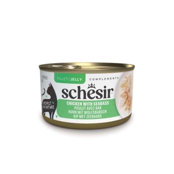 24x70g Schesir Complements csirke & farkassügér aszpikban nedves macskatáp kép