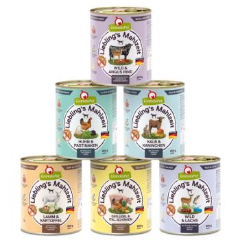 24x800g Liebling´s Mahlzeit nedves kutyatáp Mix 1 (6 változattal) kép