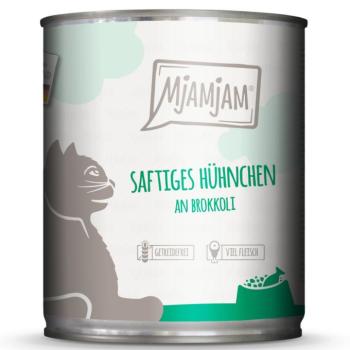 24x800g MjAMjAM Csirke & brokkoli nedves macskatáp kép