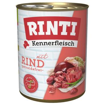 24x800g RINTI ínyenceknek nedves kutyatáp- Marha kép