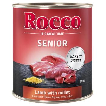 24x800g Rocco Senior nedves kutyatáp vegyes csomag: 12x szárnyas + 12 x bárány kép