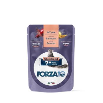 24x80g BOTANICAT FORZA10 Soft Paste Sterilized 7+ Years lazac nedves macskatáp kép