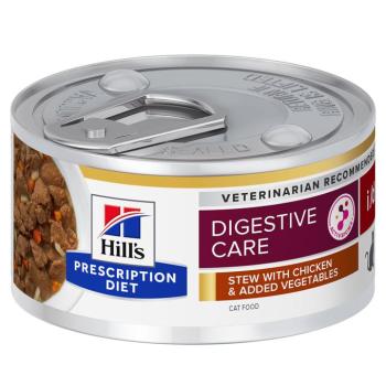 24x82g Hill´s Prescription Diet i/d Digestive Care Stew csirke nedves macskatáp kép
