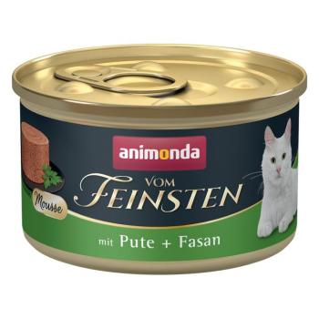 24x85g animonda Vom Feinsten Adult Pulyka & fácán nedves macskatáp kép