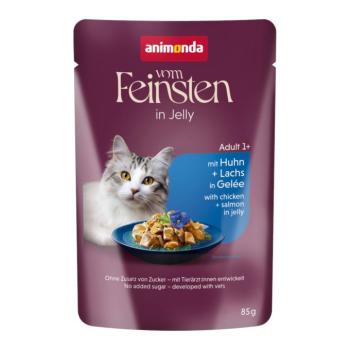 24x85g animonda vom Feinsten Adult Raffinesse csirke & lazac aszpikban nedves macskatáp kép