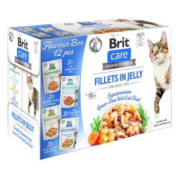24x85g Brit Care Cat filék szószban & aszpikban nedves macskatáp vegyesen kép