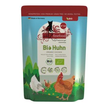 24x85g catz finefood bio csirke nedves macskaeledel kép