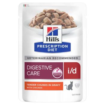 24x85g Hill's Prescription Diet i/d Digestive Care csirke macskatáp kép