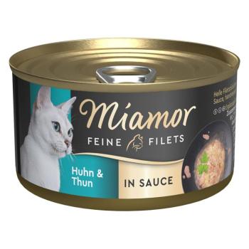 24x85g Miamor Feine Filets szószban Csirke & tonhal nedves macskatáp