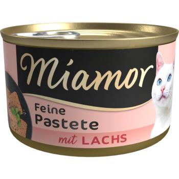 24x85g Miamor pástétom lazac nedves macskatáp kép