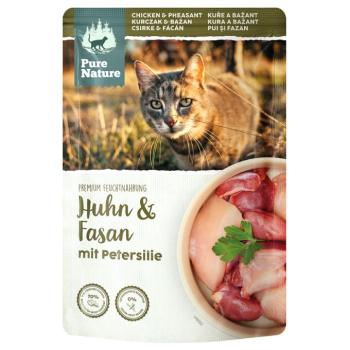 24x85g Pure Nature Feline Csirke & fácán nedves macskaeledel kép