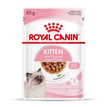 24x85g Royal Canin Kitten szószban nedves macskatáp kép