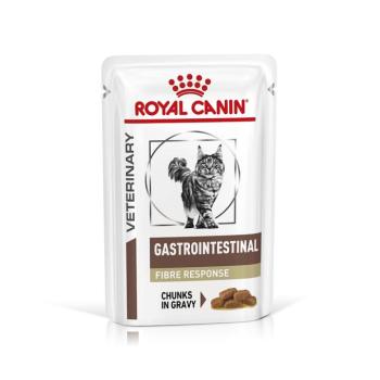 24x85g Royal Canin Veterinary Feline Gastrointestinall Fibre Response szószban nedves macskatáp kép