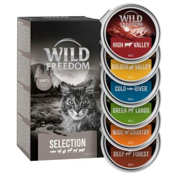 24x85g Wild Freedom Adult tálcás nedves macskatáp- Vegyes csomag kép