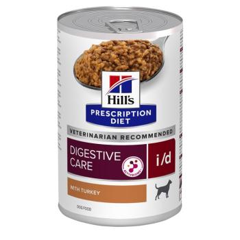 24xx360g Hill's Prescription Diet i/d Digestive Care pulyka nedves kutyatáp kép