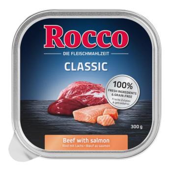 27x300g Rocco Classic tálcás nedves kutyatáp- Marha & lazac kép