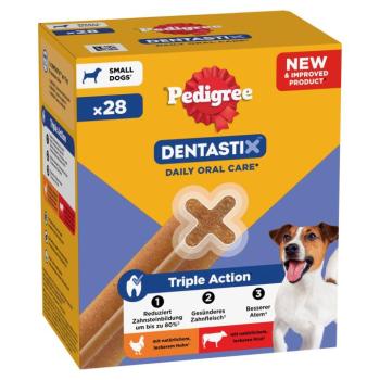 28x110g Pedigree Dentastix mindennapi fogápolás kis testű kutyáknak (5-10 kg) kutyasnack kép