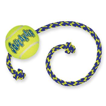 2db KONG SqueakAir Ball kötéllel kutyajáték M/L méret kép