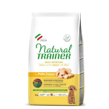 2kg Natural Trainer Adult Small & Toy csirke száraz kutyatáp kép