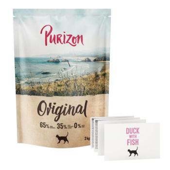 2kg Purizon Original kacsa & hal - gabonamentes száraz macskatáp kép
