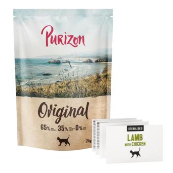 2kg Purizon Sterilised Adult bárány & csirke - gabonamentes száraz macskatáp kép