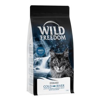 2kg Wild Freedom Adult "Cold River" Sterilised lazac gabonamentes száraz macskatáp kép