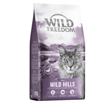 2kg Wild Freedom Adult 'Wild Hills' gabonamentes - kacsa száraz macskatáp új receptúrával kép