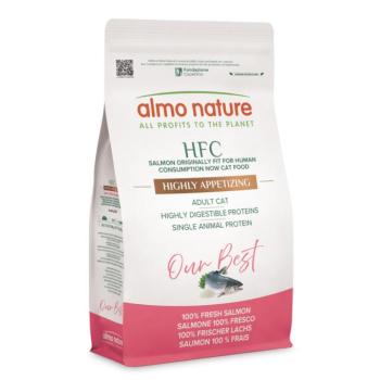 2x1,2kg Almo Nature HFC Our Best Highly Appetizing lazac, száraz macskatáp kép
