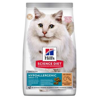 2x1,5kg Hill's Science Plan Hypoallergenic Adult No Grain tojás és rovarfehérje száraz macskatáp kép