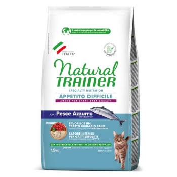 2x1,5kg Natural Trainer Difficult Appetite makrahal száraz macskatáp kép
