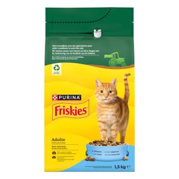 2x1,5kg PURINA Friskies Adult Cat lazac & zöldség száraz macskatáp kép